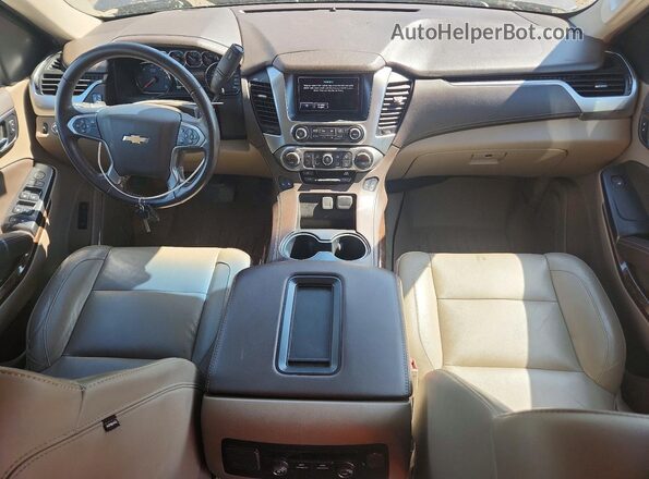 1GNSKBKC5JR364909 2018 CHEVROLET TAHOE Charcoal Dashboard view