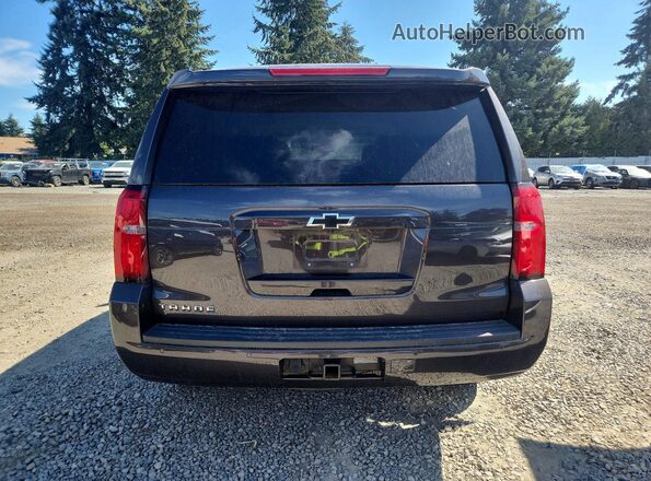 1GNSKBKC5JR364909 2018 CHEVROLET TAHOE Charcoal Rear view