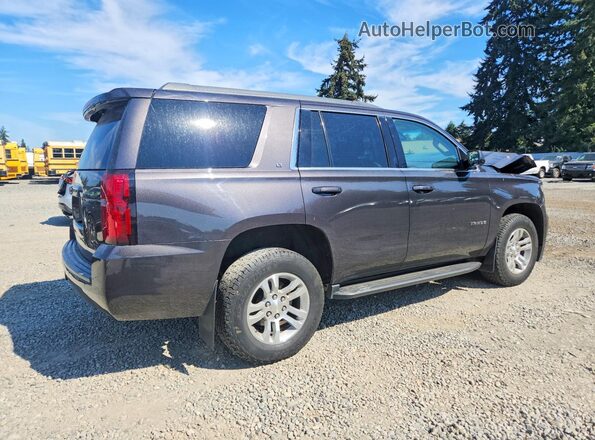 1GNSKBKC5JR364909 2018 CHEVROLET TAHOE Charcoal Rear right