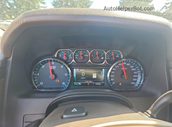 1GNSKBKC5JR364909 2018 CHEVROLET TAHOE Charcoal Instrument cluster view