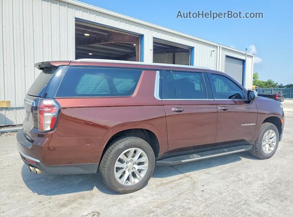 1GNSKFKD1PR111160 2023 CHEVROLET SUBURBAN Burgundy Trasero derecho