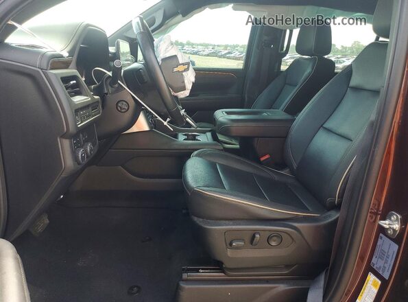 1GNSKFKD1PR111160 2023 CHEVROLET SUBURBAN Burgundy Vista interior delantera