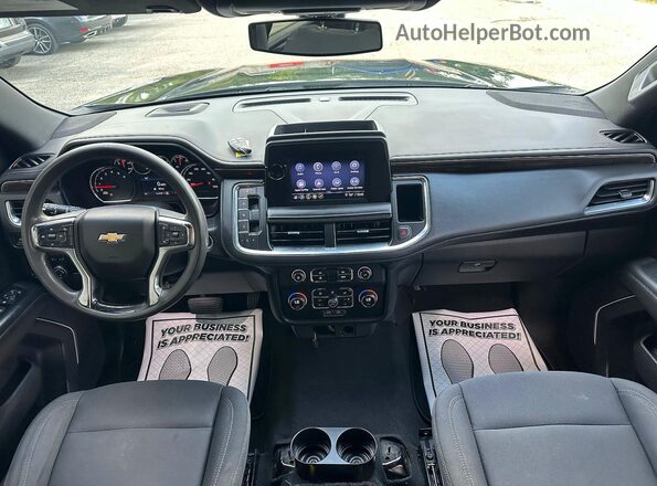 1GNSKLED9MR319860 2021 CHEVROLET TAHOE Black Vista del cuadro de instrumentos