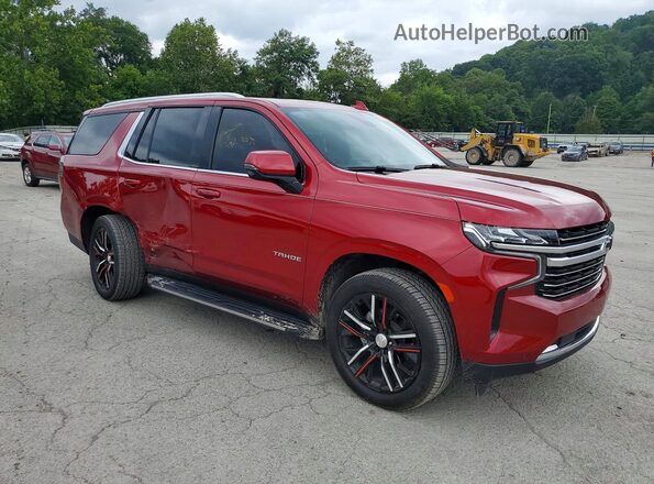 1GNSKNKD2PR155095 2023 CHEVROLET TAHOE Red წინა მარჯვენა