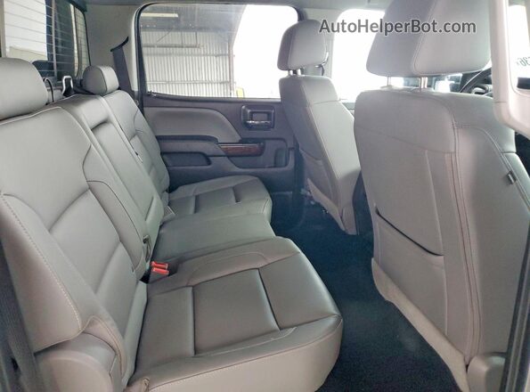 1GT12TEY2JF160197 2018 GMC SIERRA Silver უკანა სავარძლების ხედი