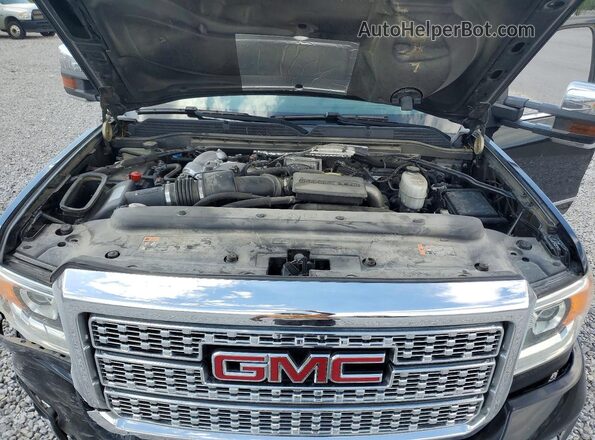 1GT12UEY0JF215896 2018 GMC SIERRA Black Vista del compartimento del motor