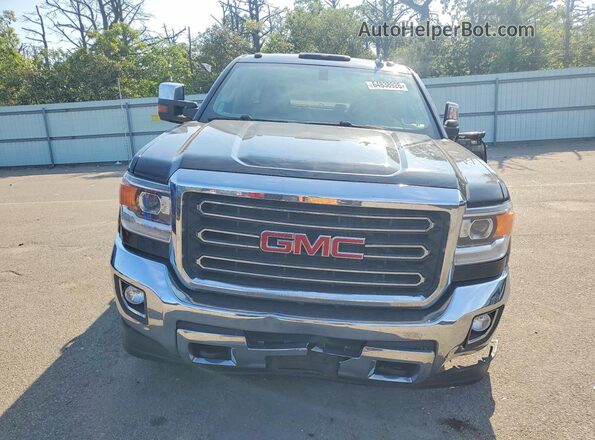 1GT22TEG6JZ219701 2018 GMC SIERRA Black Вид спереду
