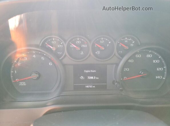 1GT49LE79MF211151 2021 GMC SIERRA White Вид щитка приладів