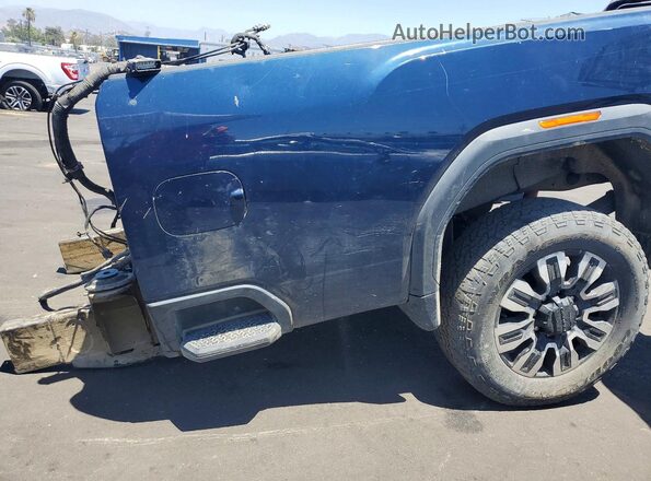1GT49PEY3NF352184 2022 GMC SIERRA Blue Vista interior delantera