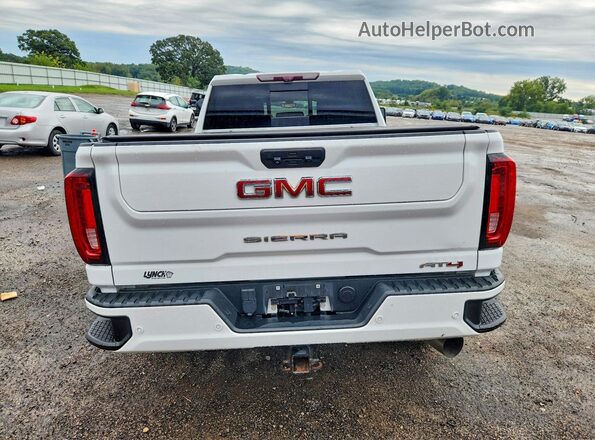 1GT49PEY7LF237889 2020 GMC SIERRA White Widok z tyłu