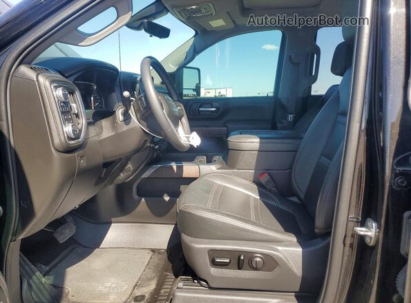 1GT49REY7MF297152 2021 GMC SIERRA Black წინა სალონის ხედი