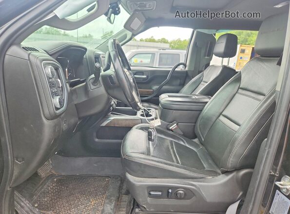1GT49REY8NF217777 2022 GMC SIERRA Черный Вид салона спереди