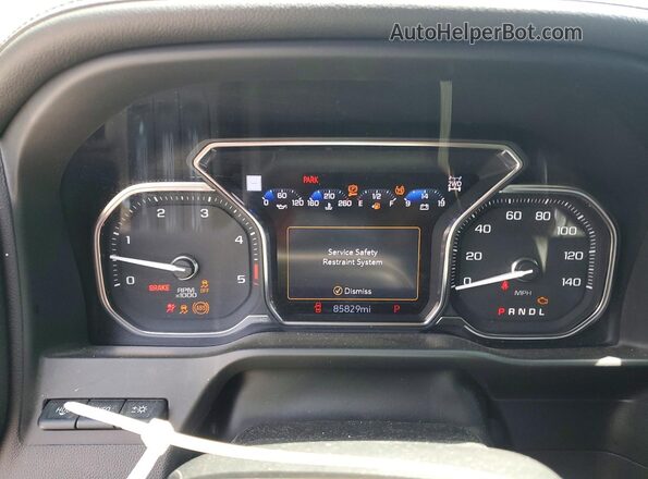 1GT49REY9LF278309 2020 GMC SIERRA Charcoal Սարքավորումների վահանակի տեսք
