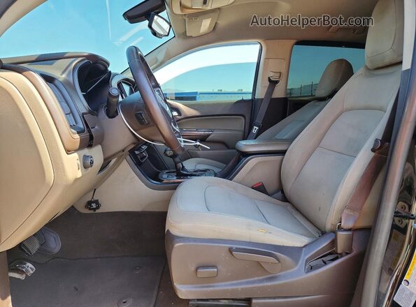 1GTG5CE34G1108937 2016 GMC CANYON Черный Вид салона спереди