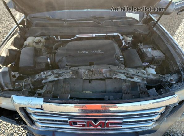 1GTG5CEN7H1282486 2017 GMC CANYON Gray უკანა სალონის ხედი
