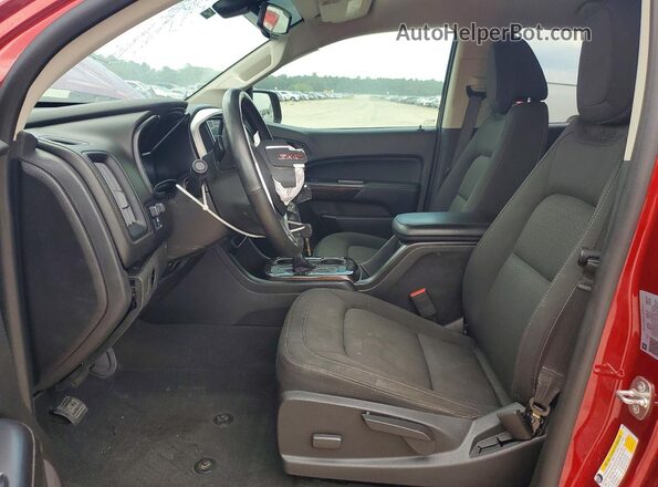 1GTG5CENXM1147836 2021 GMC CANYON Красный Вид салона спереди