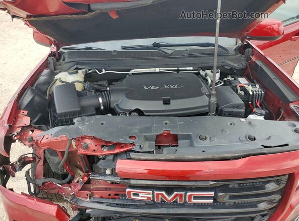 1GTG5CENXM1147836 2021 GMC CANYON Красный Вид задней части салона