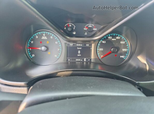 1GTG5CENXM1147836 2021 GMC CANYON Красный Вид щитка приборов