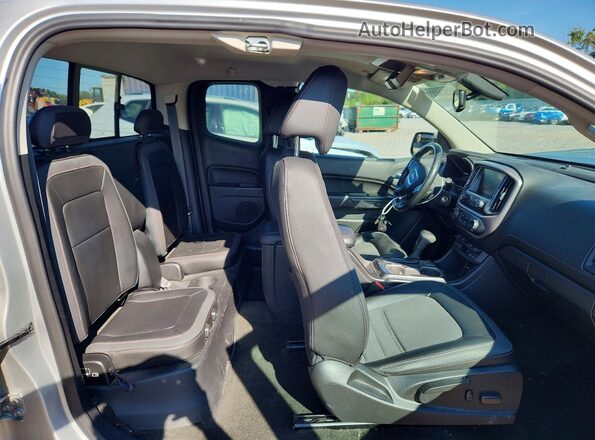 1GTH6CE34G1342240 2016 GMC CANYON Silver Rear seats view
