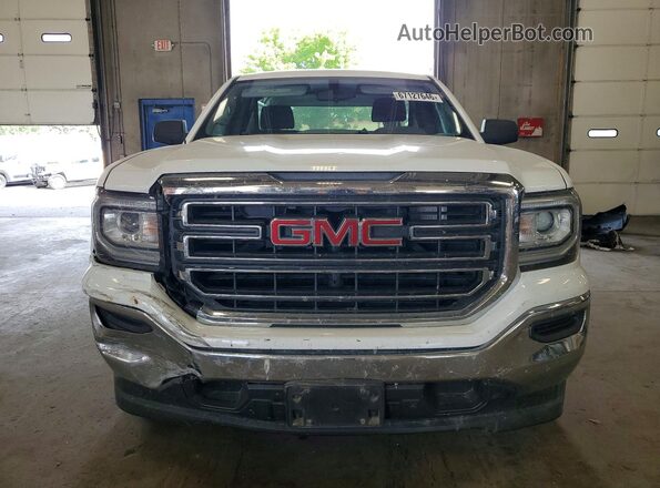 1GTN1LEC0JZ901535 2018 GMC SIERRA White წინა ხედი