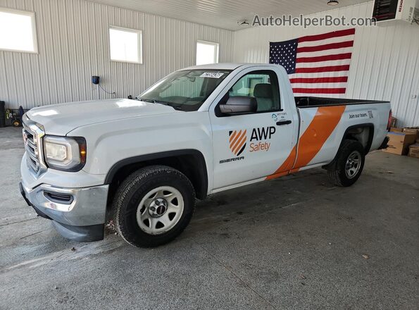 1GTN1LEH2JZ308433 2018 GMC SIERRA White Вид наклейки з VIN-кодом