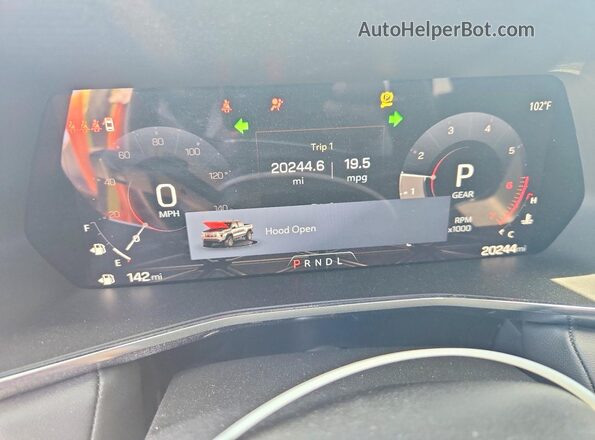 1GTP5BEKXR1271225 2024 GMC CANYON Silver Widok zestawu wskaźników