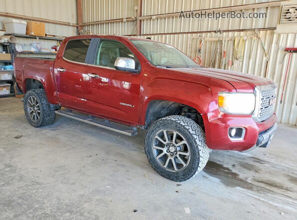 1GTP6EE18J1211390 2018 GMC CANYON Burgundy Front right