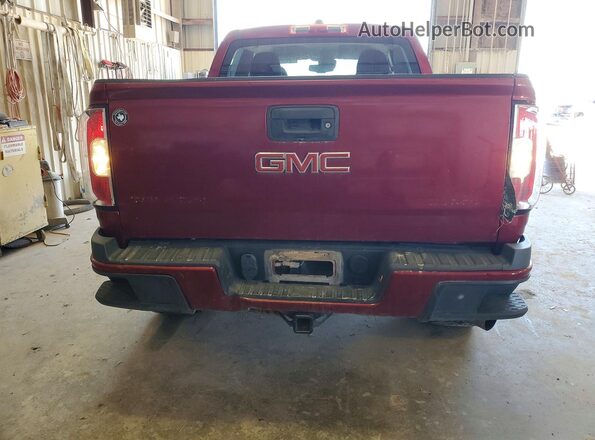 1GTP6EE18J1211390 2018 GMC CANYON Burgundy Rear view