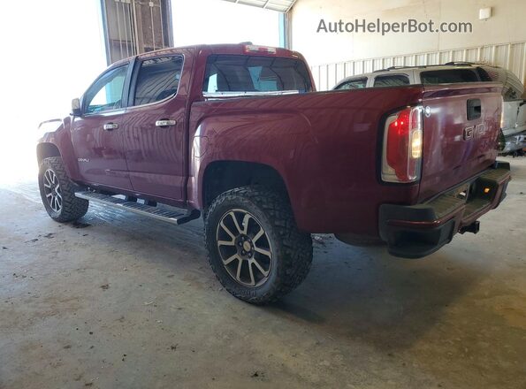 1GTP6EE18J1211390 2018 GMC CANYON Burgundy Rear left