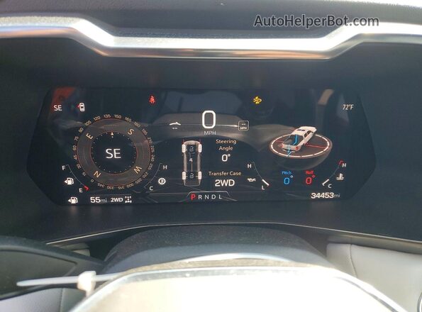 1GTP6EEK9P1220732 2023 GMC CANYON Red Instrument cluster view
