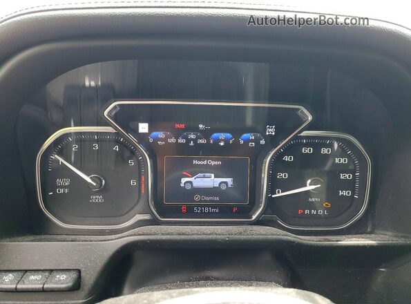 1GTP9EED3MZ257166 2021 GMC SIERRA Blue Սարքավորումների վահանակի տեսք