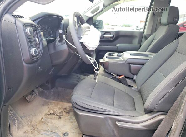 1GTR9AEF7LZ322683 2020 GMC SIERRA Black Widok wnętrza z przodu