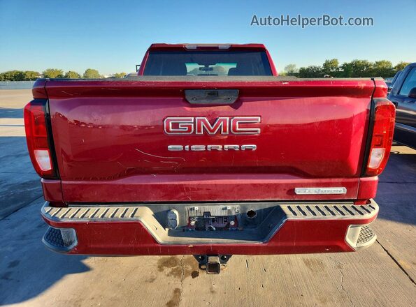1GTR9CEK4KZ319487 2019 GMC SIERRA Red Rear view