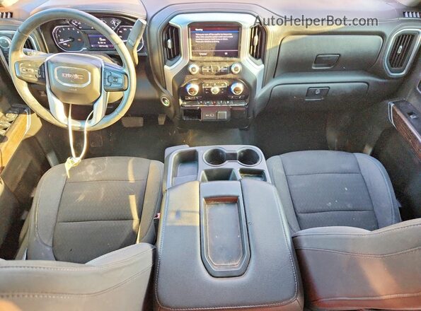 1GTR9CEK4KZ319487 2019 GMC SIERRA Red Dashboard view