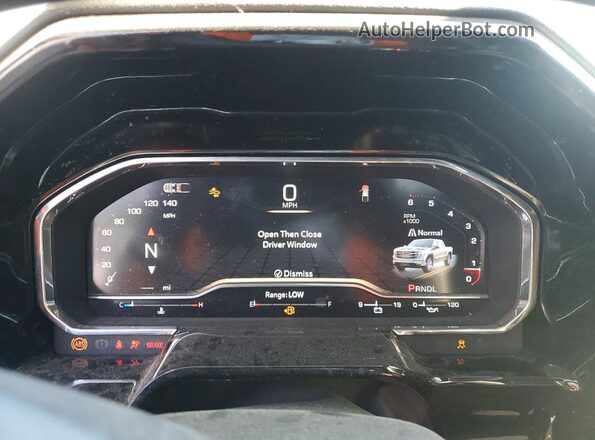 1GTRHCEK3SZ275937 2025 GMC SIERRA Black Вид щитка приладів
