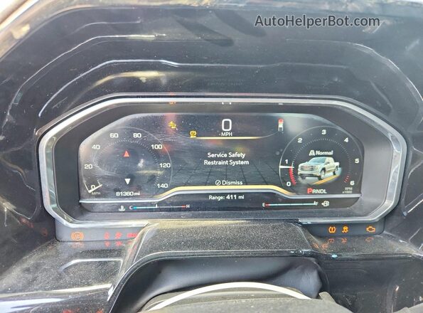 1GTRHCEK5PZ258399 2023 GMC SIERRA Gray Vista del cuadro de instrumentos