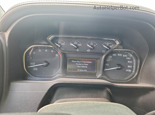 1GTU9BED5LZ260277 2020 GMC SIERRA Белый Вид щитка приборов