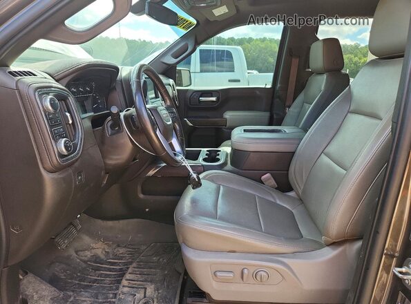 1GTU9DED9KZ180345 2019 GMC SIERRA Brown წინა სალონის ხედი