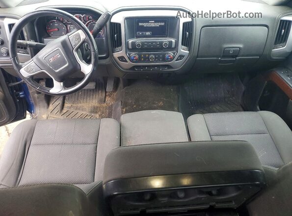 1GTV2MECXGZ326453 2016 GMC SIERRA Синий Вид панели приборов