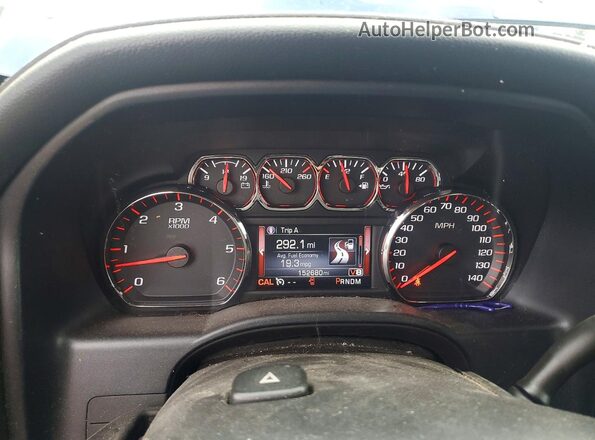 1GTV2MECXGZ326453 2016 GMC SIERRA Синий Вид щитка приборов