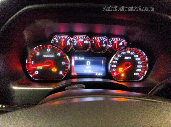 1GTV2MECXGZ363163 2016 GMC SIERRA Blue ხელსაწყოთა პანელის ხედი