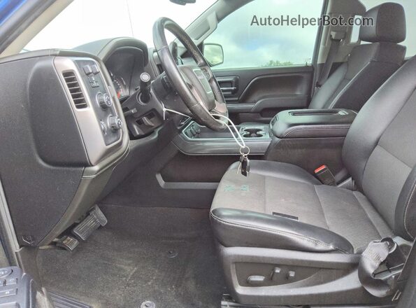 1GTV2MECXGZ363163 2016 GMC SIERRA Blue წინა სალონის ხედი