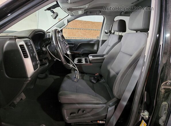 1GTV2MECXJZ199131 2018 GMC SIERRA Black წინა სალონის ხედი