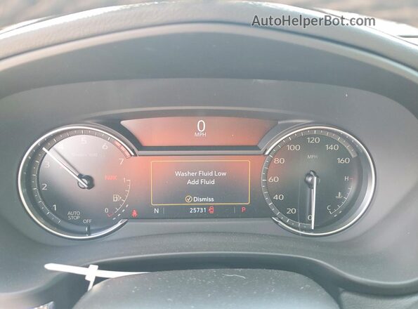 1GYAZAR40PF217023 2023 CADILLAC XT4 Red Widok zestawu wskaźników