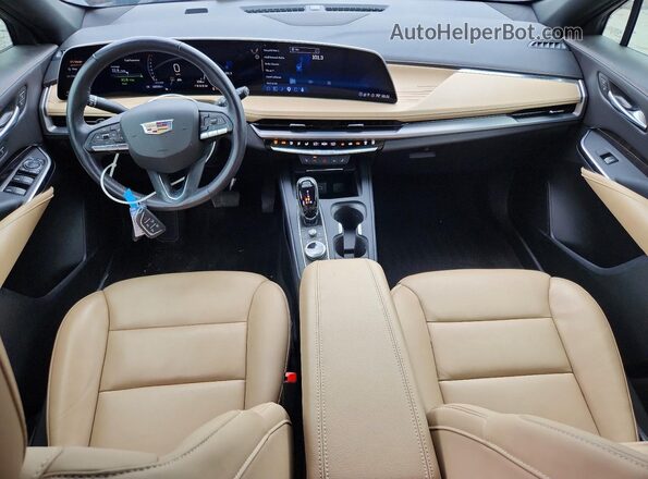 1GYFZCR4XRF227840 2024 CADILLAC XT4 Синий Вид панели приборов
