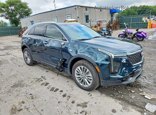 1GYFZCR4XRF227840 2024 CADILLAC XT4 Синий Передняя правая четверть