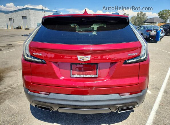1GYFZFR48LF082354 2020 CADILLAC XT4 Red Vista trasera