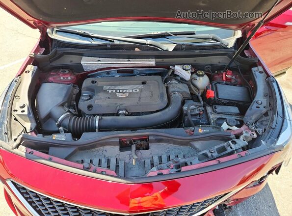 1GYFZFR48LF082354 2020 CADILLAC XT4 Red Vista del compartimento del motor