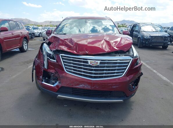 1GYKNFRS4HZ131337 2017 CADILLAC XT5 Красный Вид панели приборов