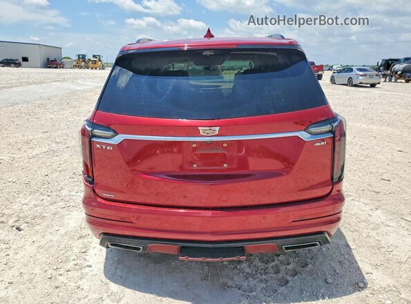 1GYKPHRS5LZ213575 2020 CADILLAC XT6 Red უკანა ხედი